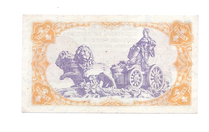 Billetes II Republica de 1931 a 1938